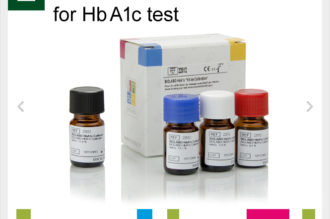 Calibrators for HbA1c test  2 x 0.5 mL (2 different levels).