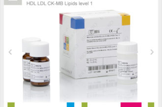 Control serum HDL LDL CK-MB Lipids Level 1 2 x 2 mL