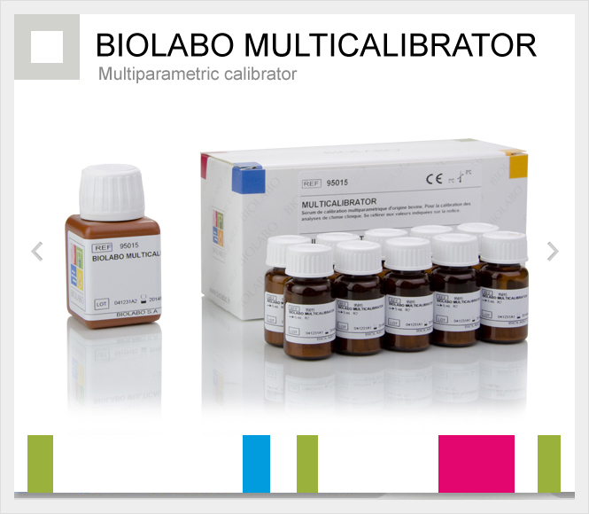 BIOLABO MULTICALIBRATOR Multiparametric calibrator 10 x 5 mL