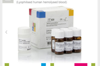 G6-PDH Deficient control (Lyophilised human hemolysed blood) 6 x 0,5 mL